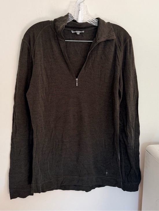 Smartwool Tops - Smartwool Classic Thermal Merino Quarter-Zip Base Layer Top - women’s outdoorsy